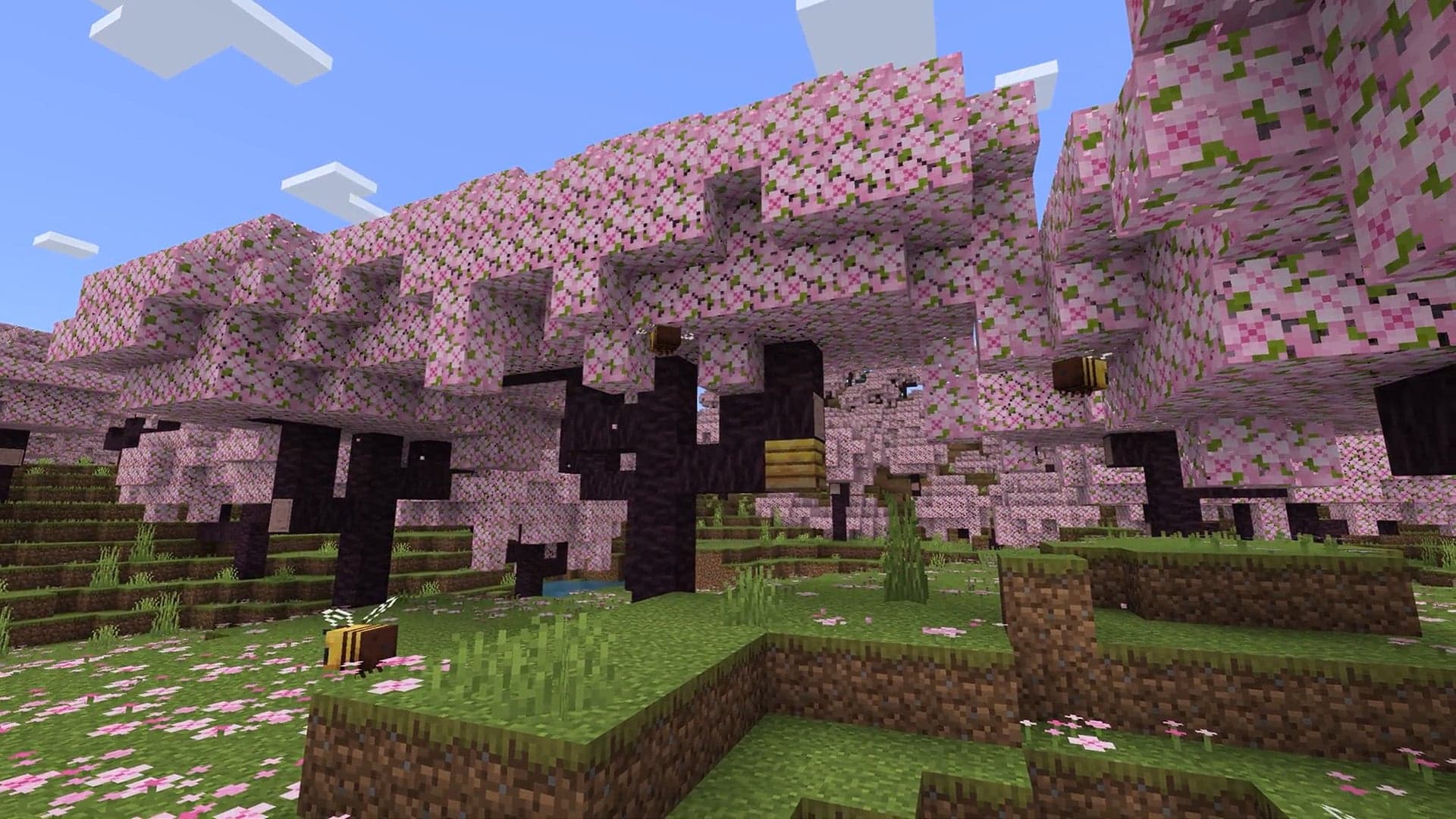 Вишнёвая роща в Minecraft